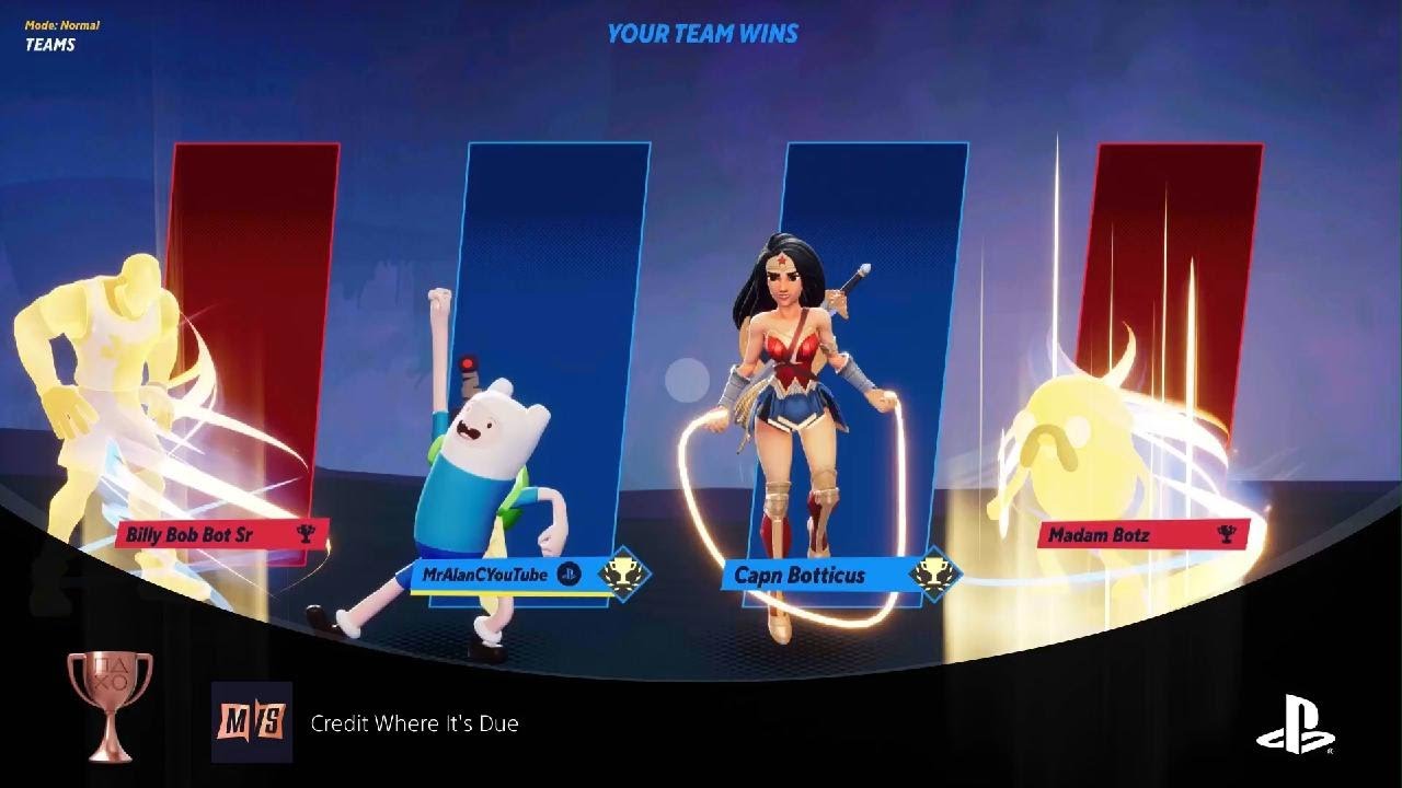 MultiVersus Credit Where Its Due Trophy On PS5