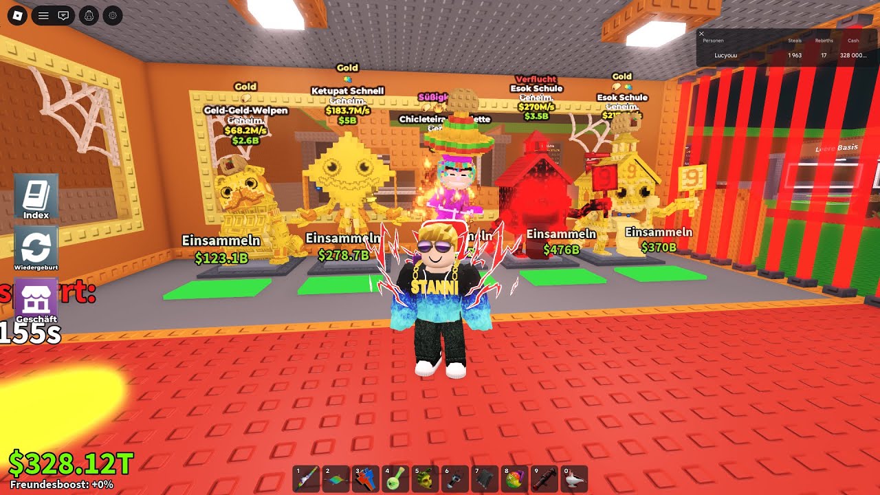 Steal a brainrot trading + Live Event + Suche Mods