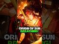 The Forgotten Origin Of Sun Breathing! Demon Slayer Explained #shorts #demonslayer