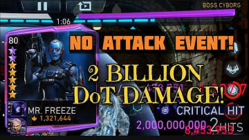 2 BILLION DOT DAMAGE!🔥 MR FREEZE (NO ATTACK EVENT) H7 The Last Contract Solo Raid Injustice 2 Mobile