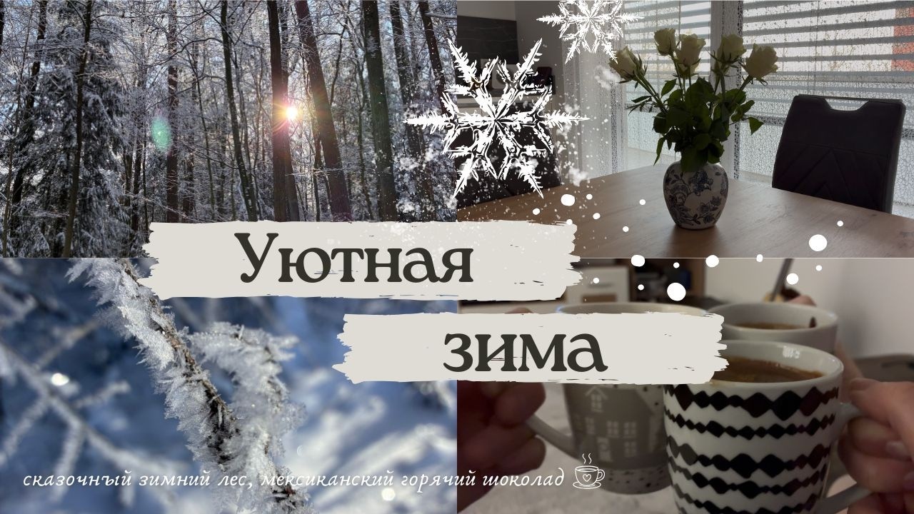 Cozy Winter Days in Germany, сказочный лес, мексиканский горячий шоколад