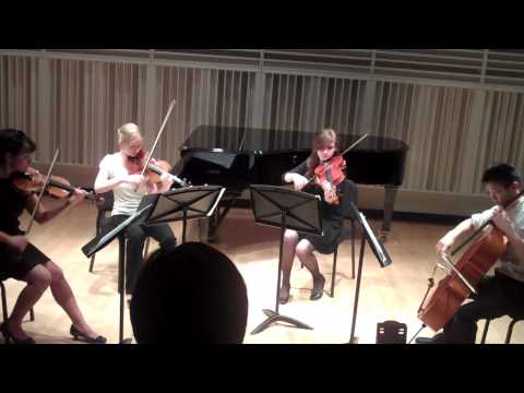 Colburn Honors String Quartet plays Ginestera