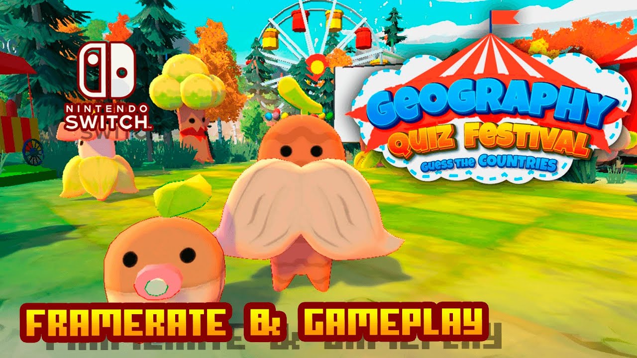 Geography Quiz Festival Guess the Countries (Nintendo Switch