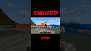 Flame Breath Firebending in Minecraft! #minecraft #commandblock #atla #tutorial