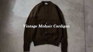 I finally went back to the bins and found this rare vintage mohair cardigan