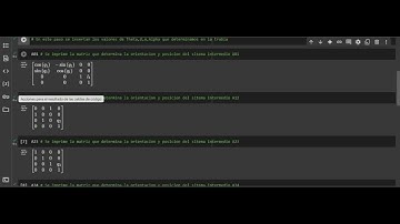 Cinemática Directa con Python - Denavit-Hartenberg - Google Colab - Robot Cilíndrico