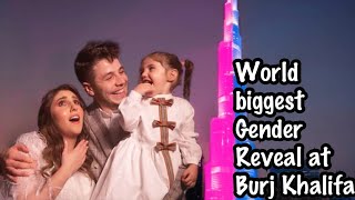 World Biggest Gender Reveal At Burj Khalifa \/Dubai