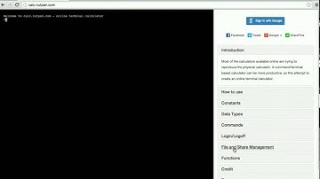 Introduction to an Interactive Calculator