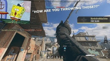 The BEST Crossmap Reactions | MW2 Search & Destroy Off Spawn Throwing Knives