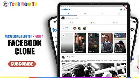 FACEBOOK CLONE IN 35min WITH FLUTTER - PART 1