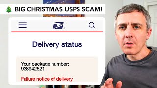 USPS Scam Says 'Address Update Required' and 'Failure Notice of Delivery' for Package #938942521