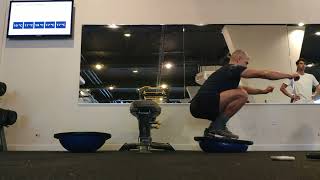 Dynamic Balance Exercises on Bosu Ball(s) - Increasing Level of Difficulty (1 to 4)