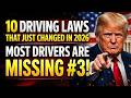 10 Driving Laws That Just Changed in 2026 — Most Drivers Are Missing #3, New Rules You Need to Know