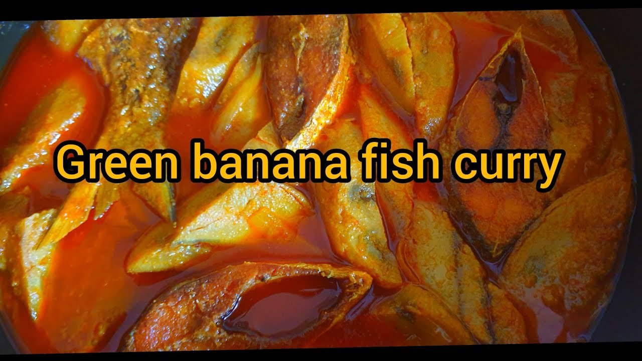 Kacha kola Recipe/Hilsha with Green Banana/Fish banana curry/কাঁচকলা