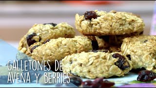 GALLETAS DE AVENA Y BERRIES junto a Connie Achurra