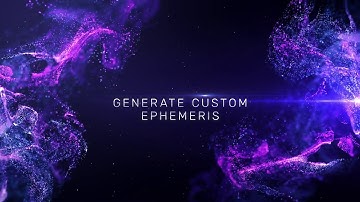 Generate Custom Ephemeris