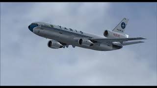 MCDONNELL DOUGLAS DC10 30 VARIG PP VMA LANDING AT GUARULHOS INTL AIRPORT VIEW TOWER FS9 HD