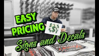 How to Price Signs and Decals for Small Sign Shops