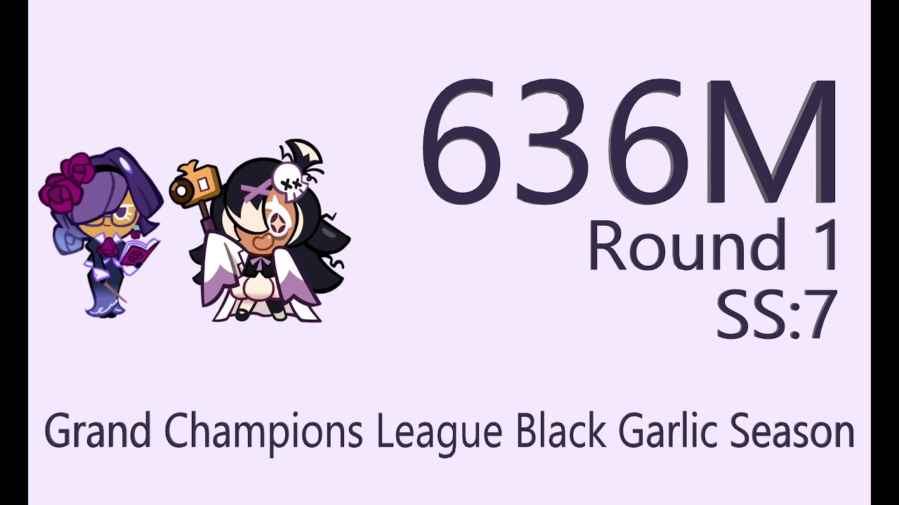 CROB Blackberry Black Garlic 636M Round 1 Grand Champions League Jinx 