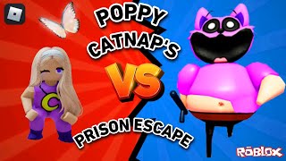 [New🍥] Easy MODE Poppy Catnap Barry's prison run #roblox #obby