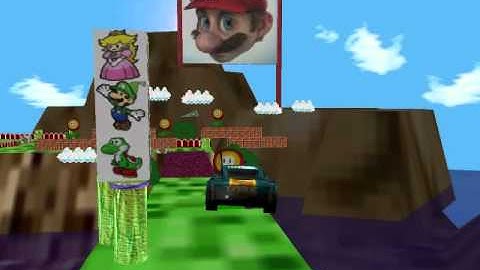 Re-Volt Custom Track Super Mario Land by jaseaka, 8 Lap Race