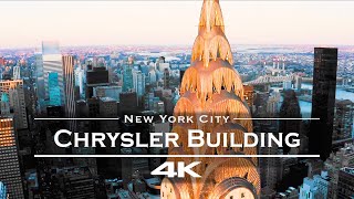 Chrysler Building - New York City, USA 🇺🇸 - by drone [4K]