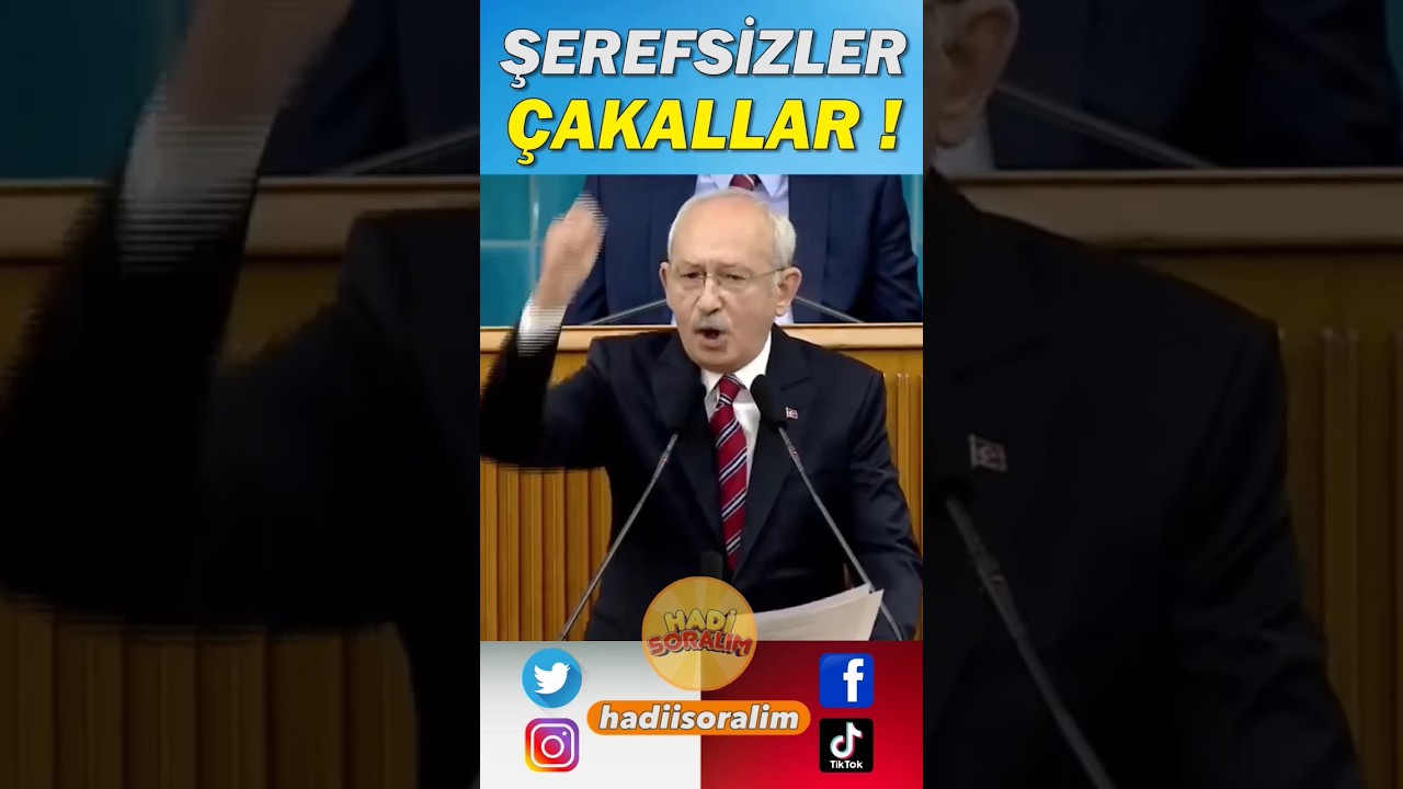 ⁣ŞEREFSİZLER ! ÇAKALLAR ! #siyaset #gündem #haber #sondakika #chp #kemalkılıçdaroğlu #short #shorts