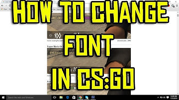 CS:GO How to Change Font - Tutorial EASY !