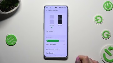 How to turn On / Off Auto Brightness in OnePlus Nord 3 - Adaptive Brightness