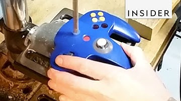 Inventor Makes Decorations Out Of Old Video Game Parts