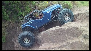 Axial Wraith 2.2, testing hair bun donut 