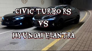 Honda civic turbo RS vs Hyundai Elantra 2.0