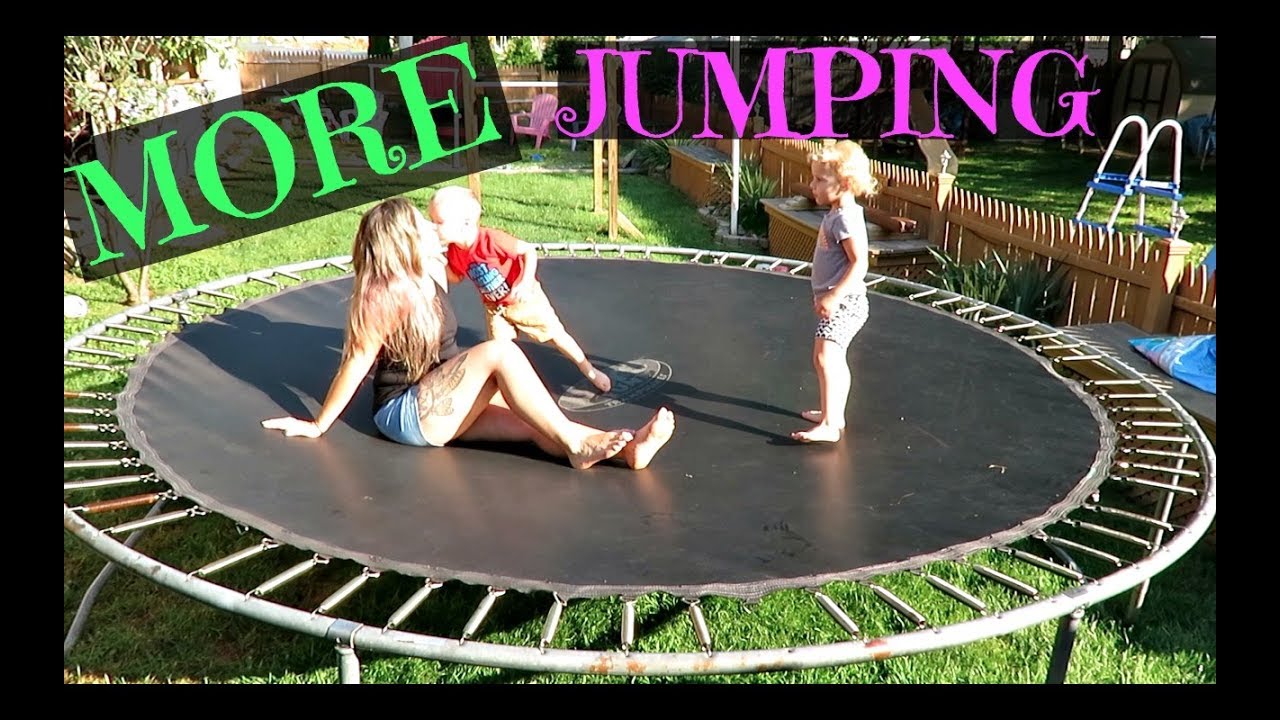 👩🏼 Trampoline Fun 👦🏼👧🏼 - YouTube