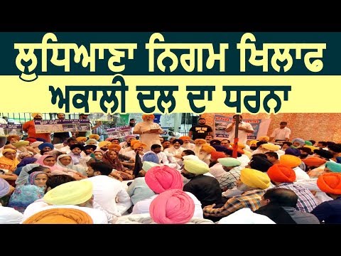 Exclusive : Ludhiana निगम के खिलाफ Akali Dal का धरना