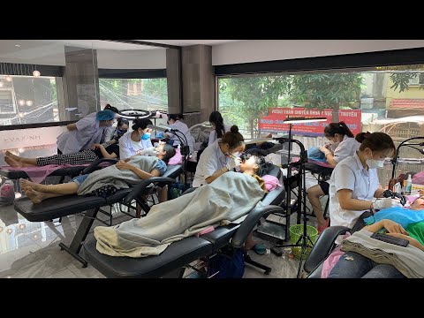 Video Trực tiếp sức nóng của phòng học phun thêu tại cơ sở... - youtube