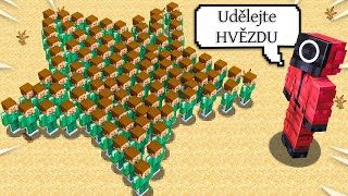 SQUID GAME, ALE ZADÁVÁM NOVÉ TĚŽKÉ ÚKOLY! (minecraft)