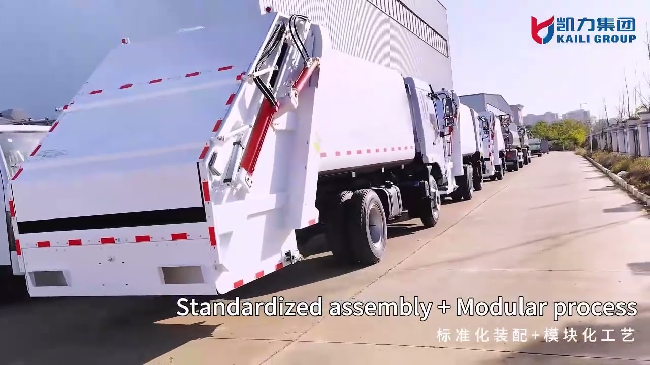 Bulk Export: KAILION Garbage Compactor Truck Body Assemblies Shipped Again! 