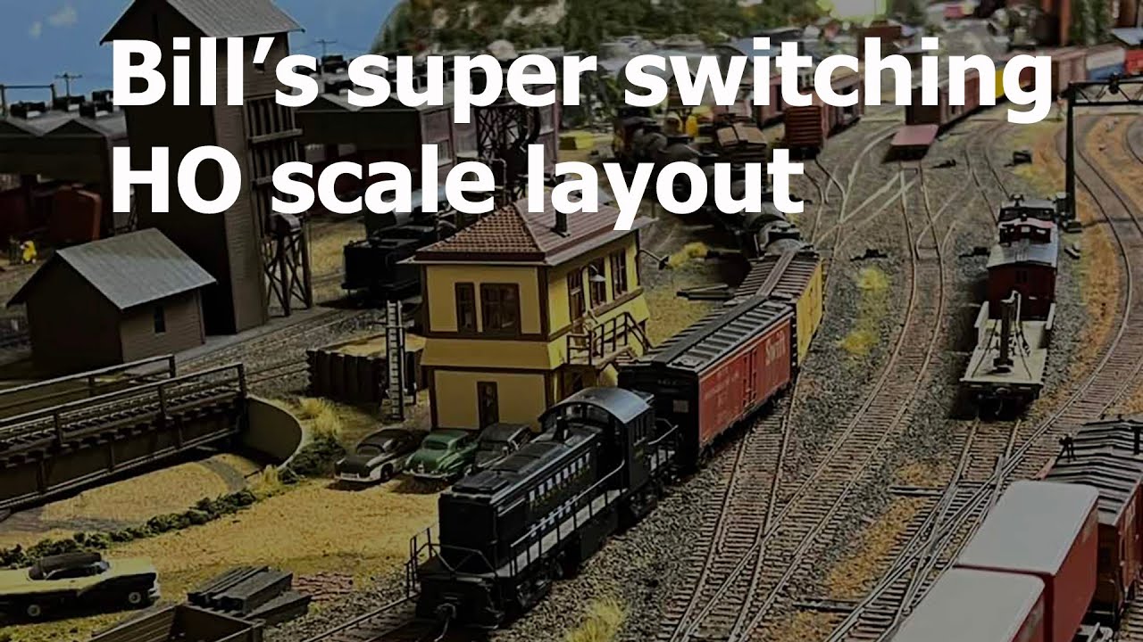 Bills Stunning Ho Scale Switching Layout Youtube