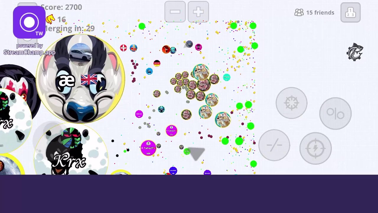 ⛔Agar.io Server⛔ Agario on Mobile with 