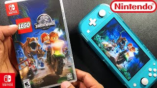 LEGO JURASSIC  WORLD | Unboxing and Gameplay | Nintendo Switch Lite