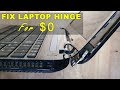 How to Fix broken Laptop Hinge?  ( Its super easy and quick)