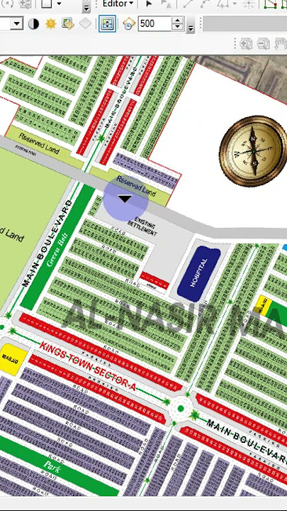 Kings Town Phase 1 Map Study #kingstown #shorts #youtubeshorts #alkabirtownlahorephase2 #realestate