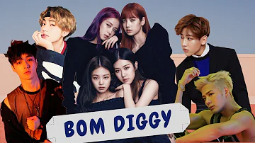 Bom Diggy || Kpop mix || BTS, Blackpink, EXO, GOT7