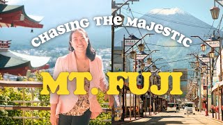 Mt. Fuji day trip from Tokyo: Honcho Street | Fujiyoshida | Chureito Pagoda | Lawson Kawaguchico ❤️