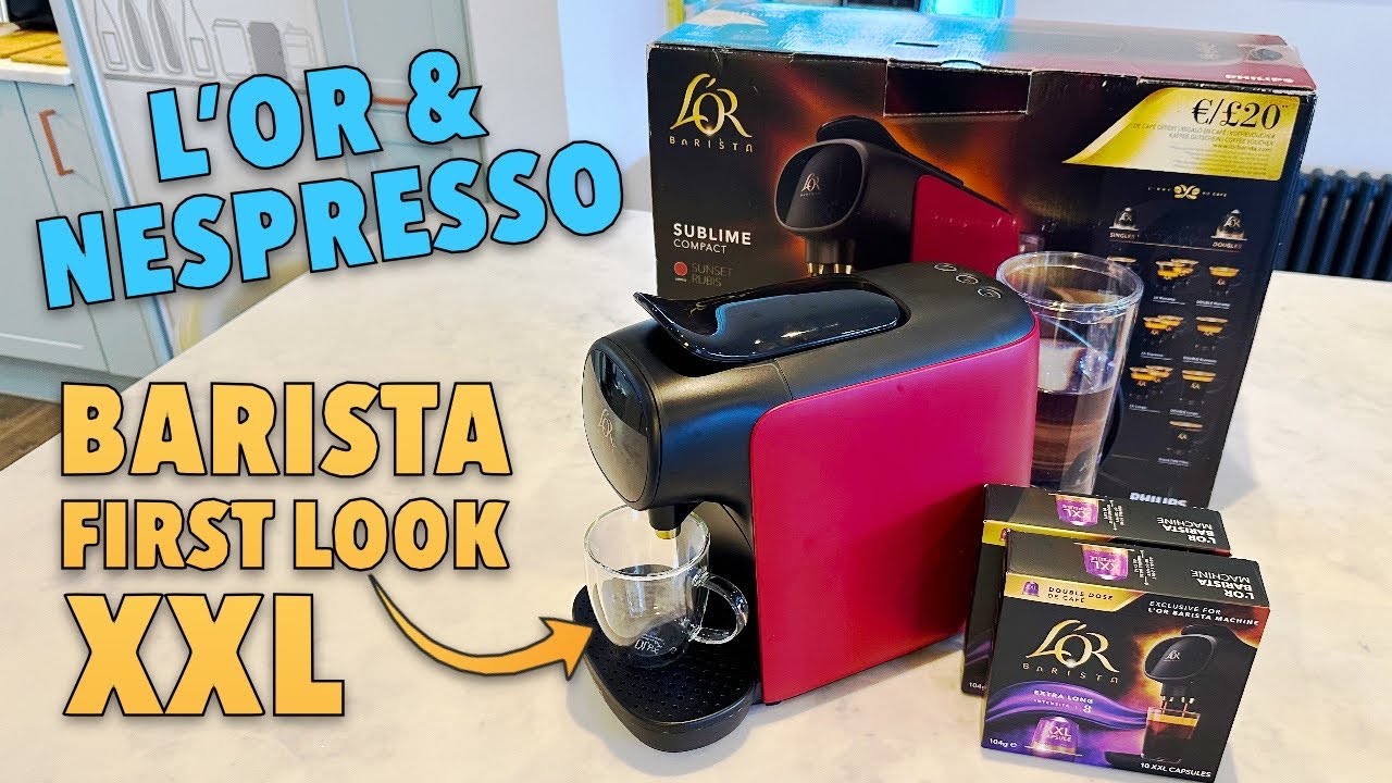 L'OR BARISTA XXL Capsule machine FIRST SHOT Philips Nespresso