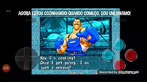Fatal Fury 3 Blue Mary vs Franco Bash fala de vitória do Franco Bash em português