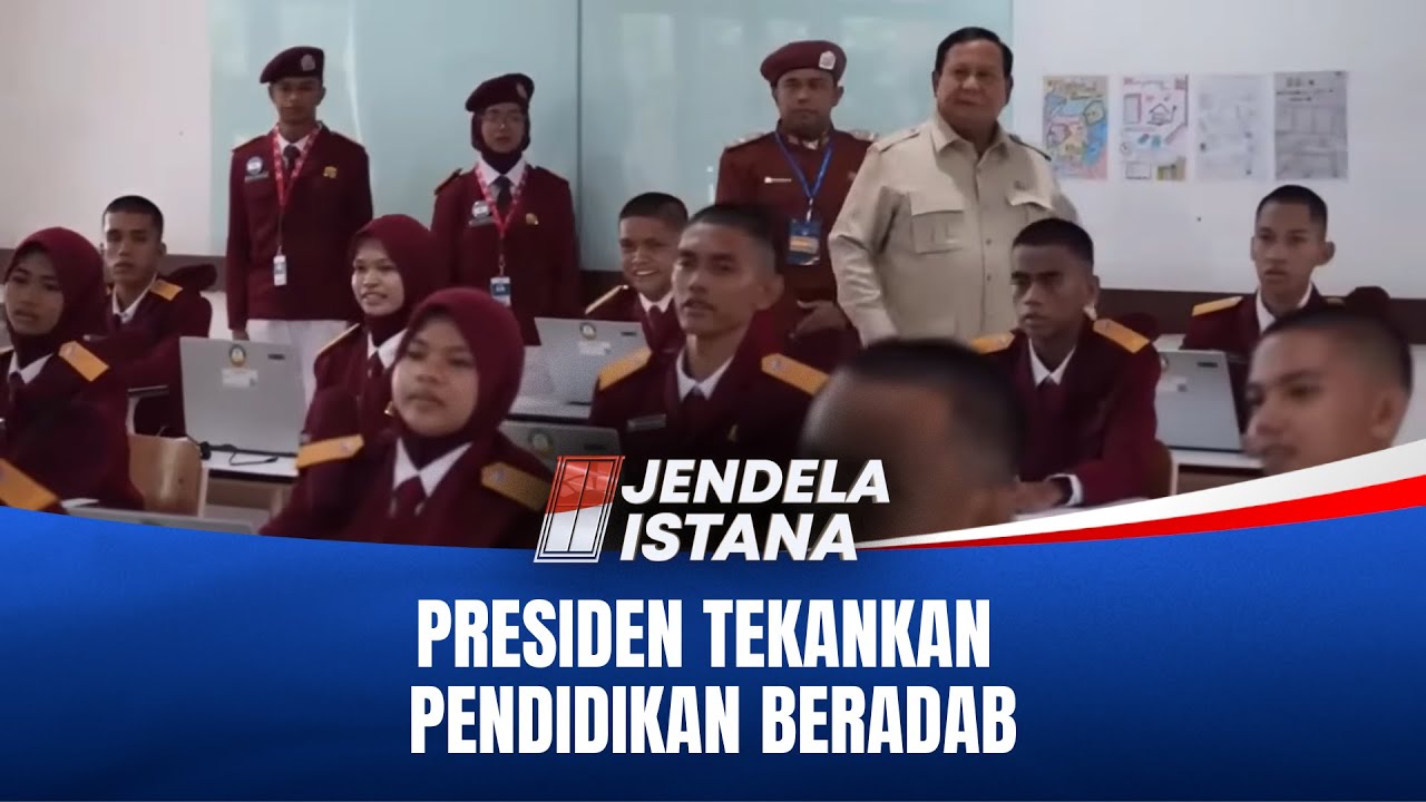 Sekolah Rakyat: Bukti Cinta Presiden untuk Penerus Masa Depan Bangsa | JENDELA ISTANA