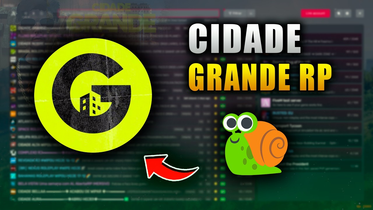 GTA RP SERVIDOR CIDADE GRANDE! - Análise - 2026 - YouTube