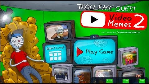 Troll Face Quest: Video Memes 2 - Full Gameplay ( Level 1 - 16 ) Android ,iOS