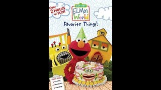 Elmo S World Favorite Things 2012 Dvd 